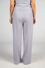 Pinstriped trousers