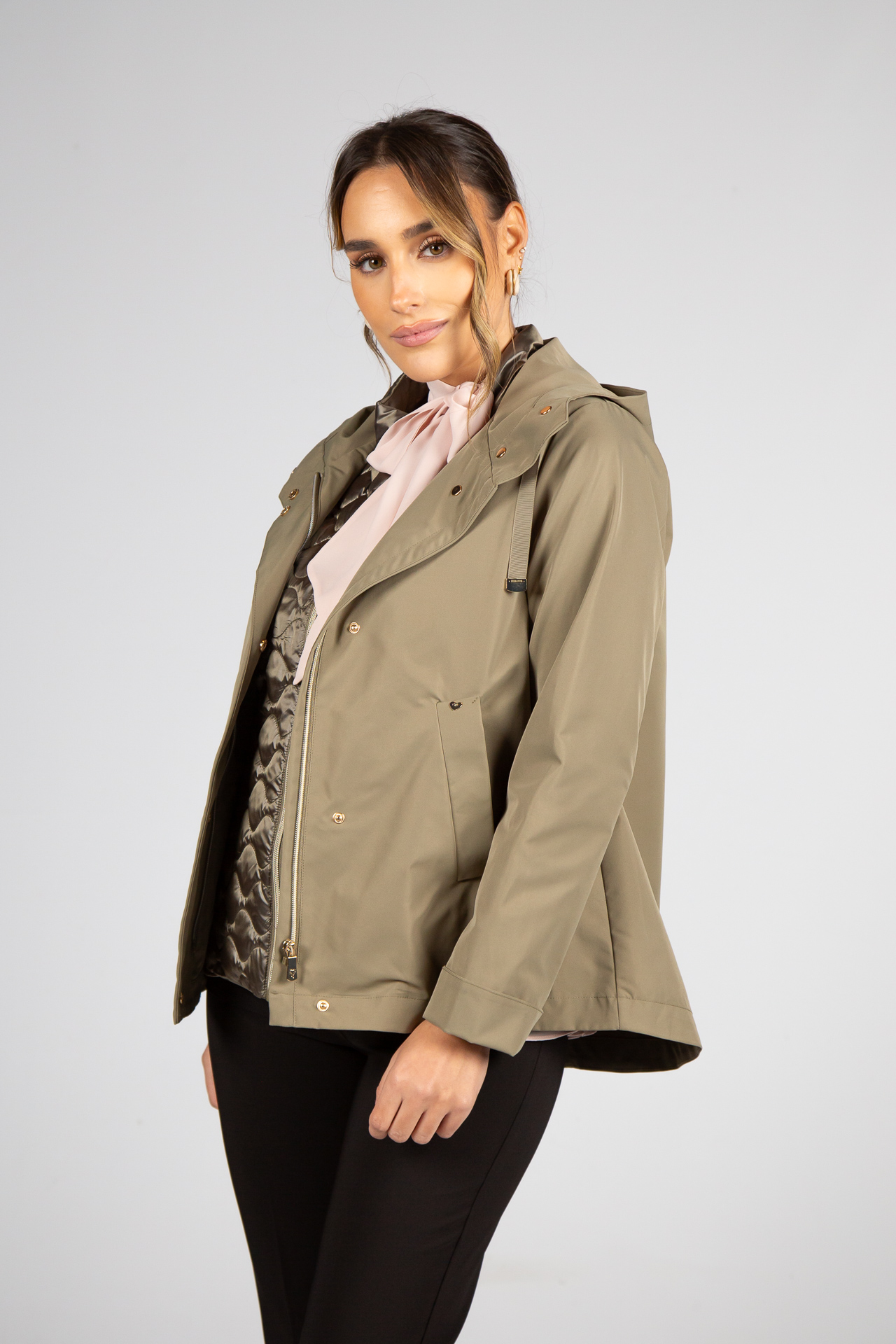 Parka com colete amovível