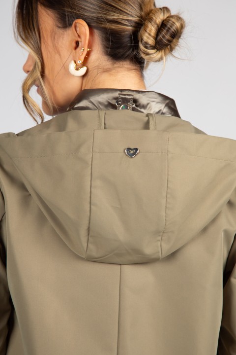 Parka com colete amov�vel