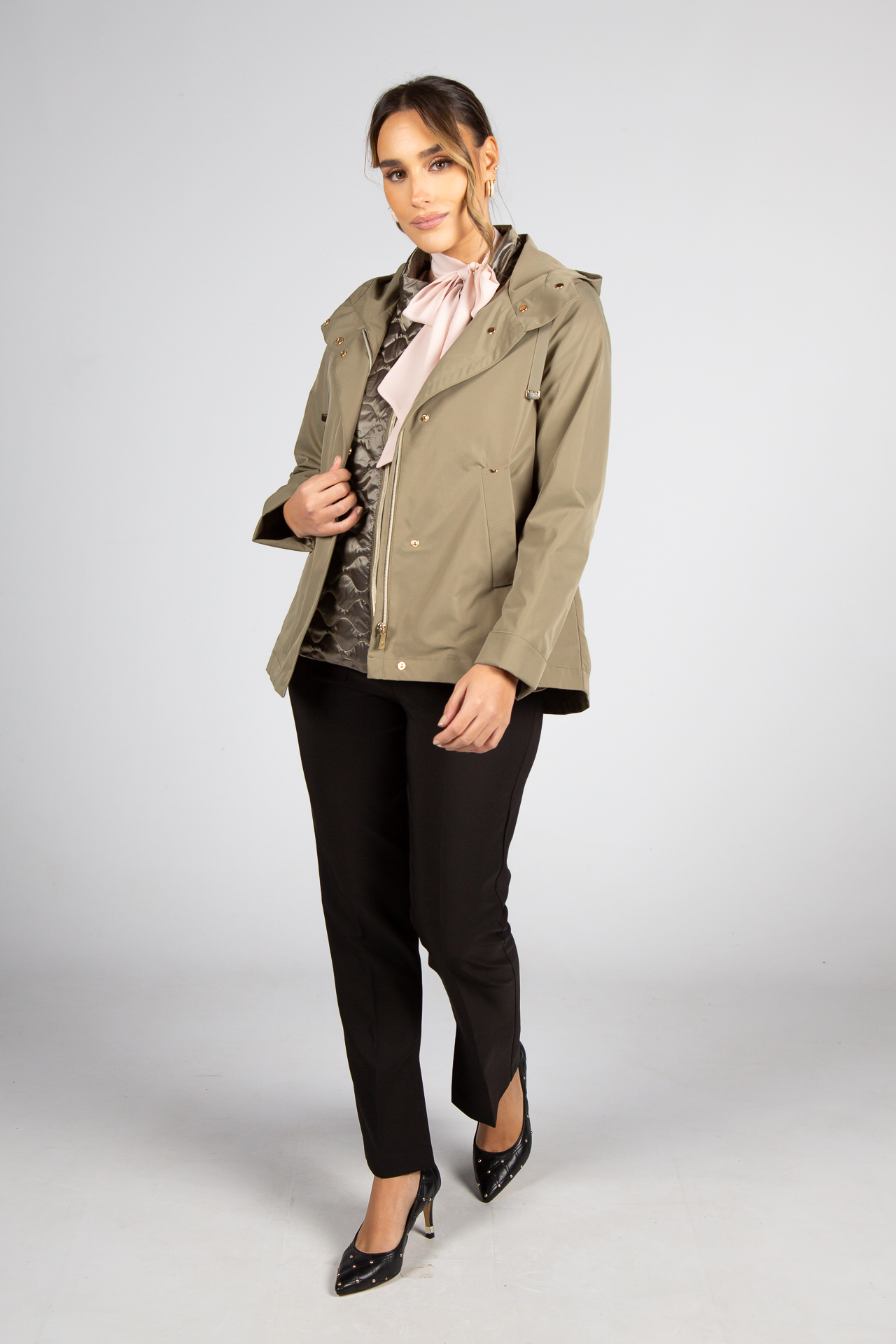 Parka com colete amovível