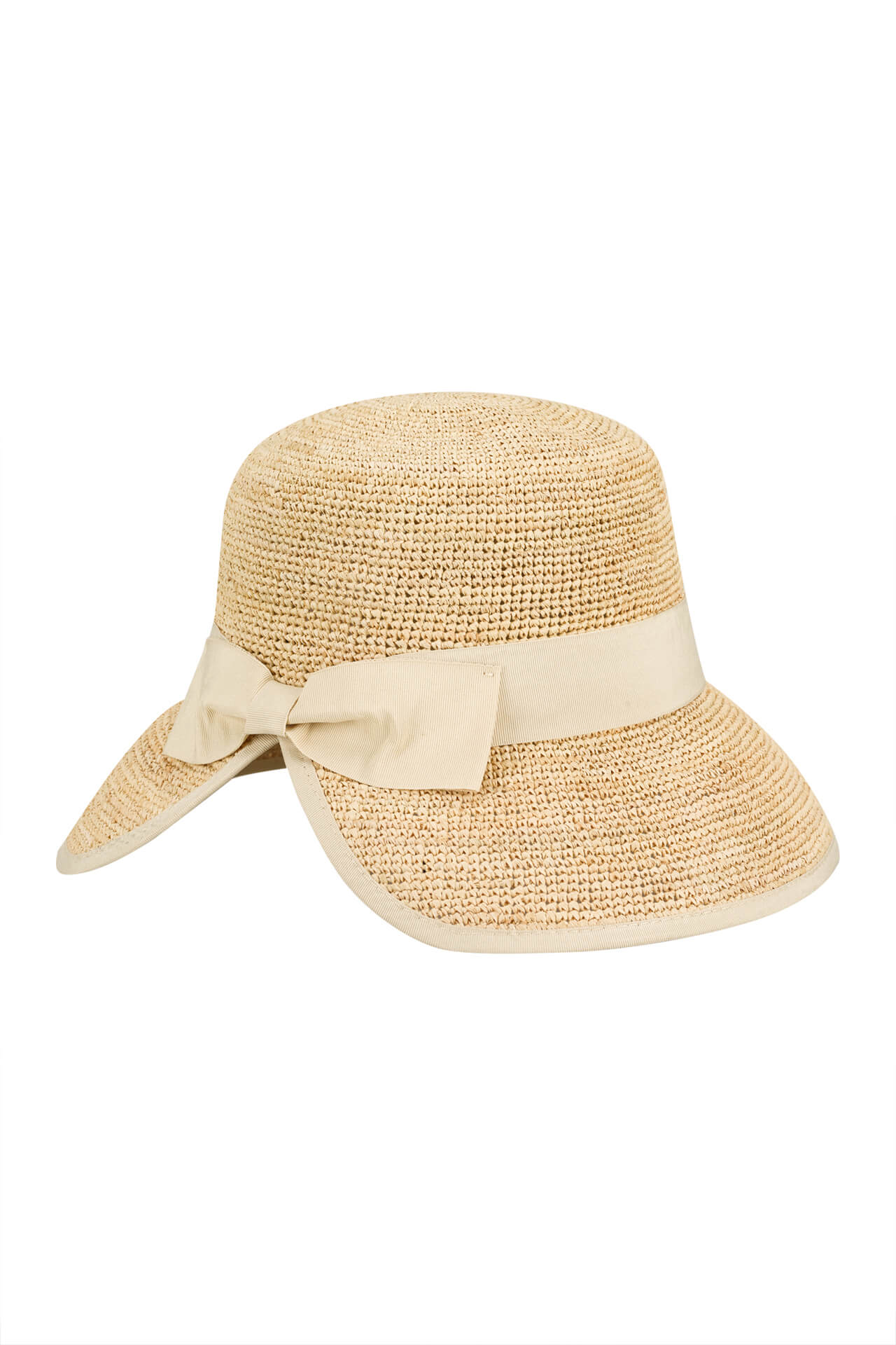 Chapeau en raphia naturel