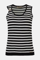 Sleeveless striped top