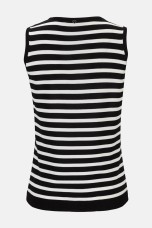 Sleeveless striped top