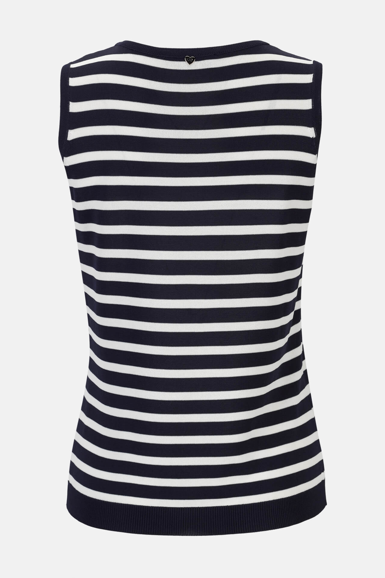 Sleeveless striped top