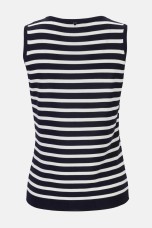 Sleeveless striped top