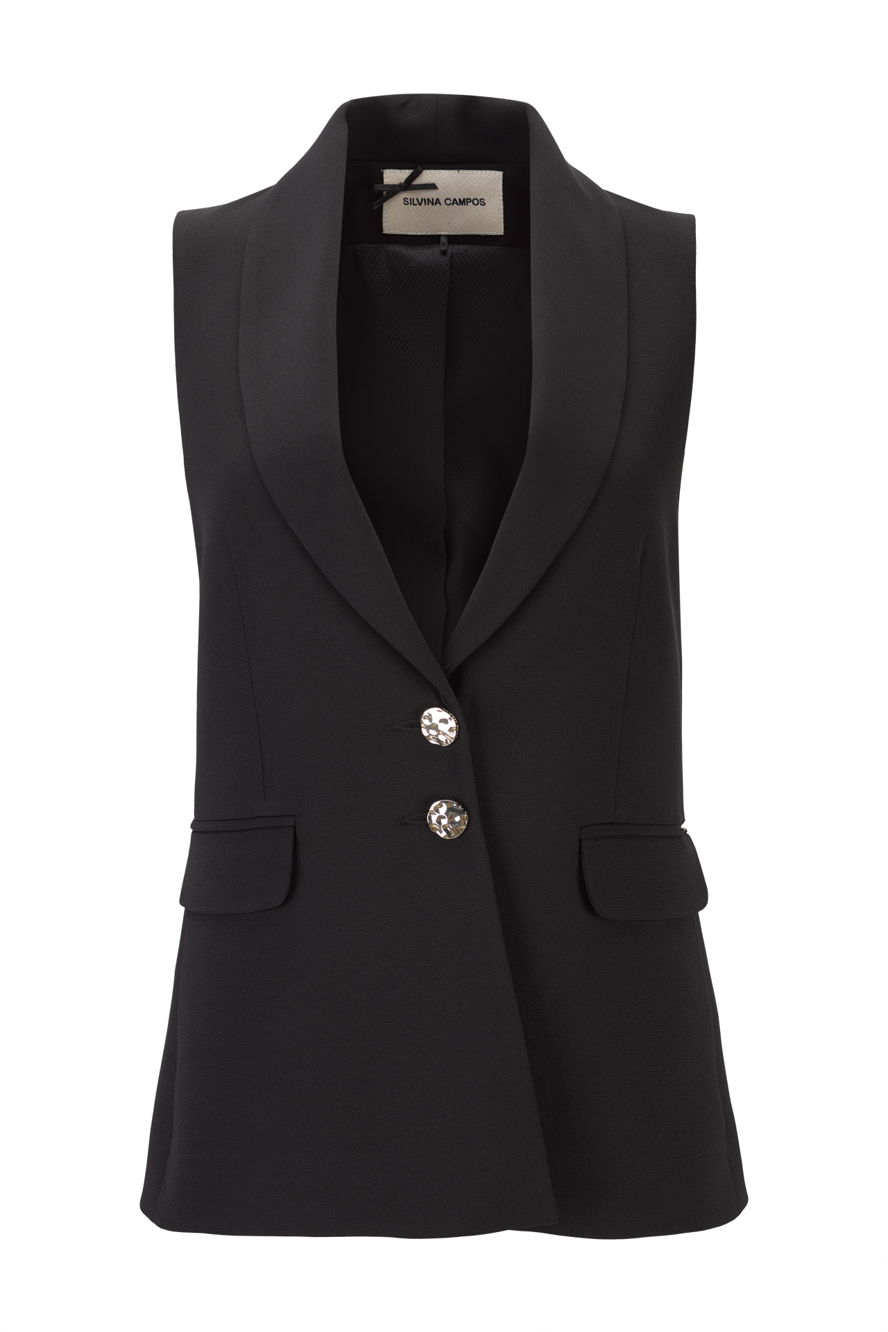 Tailored longline waistcoat