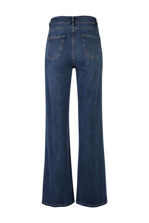 Wide leg jeans