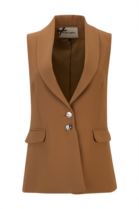Tailored longline waistcoat