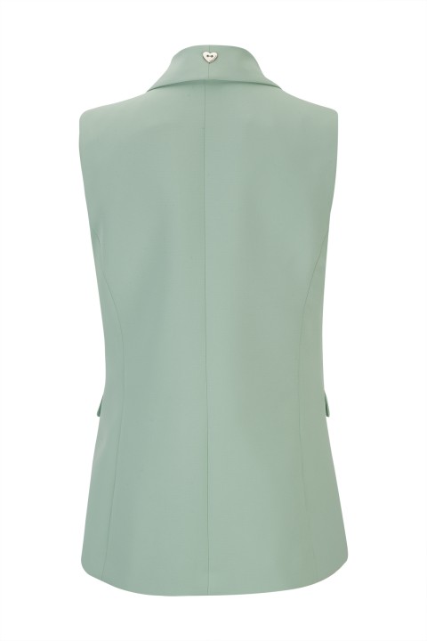 Tailored longline waistcoat