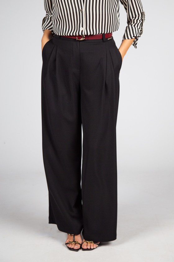 Pantalon wide leg