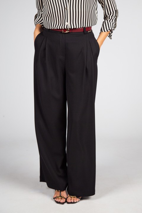 Pantalon wide leg