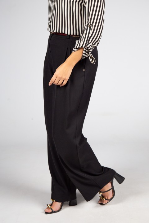 Pantalon wide leg