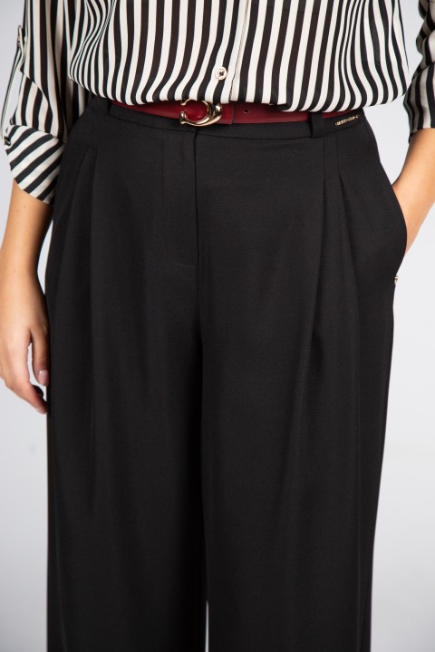 Pantalon wide leg