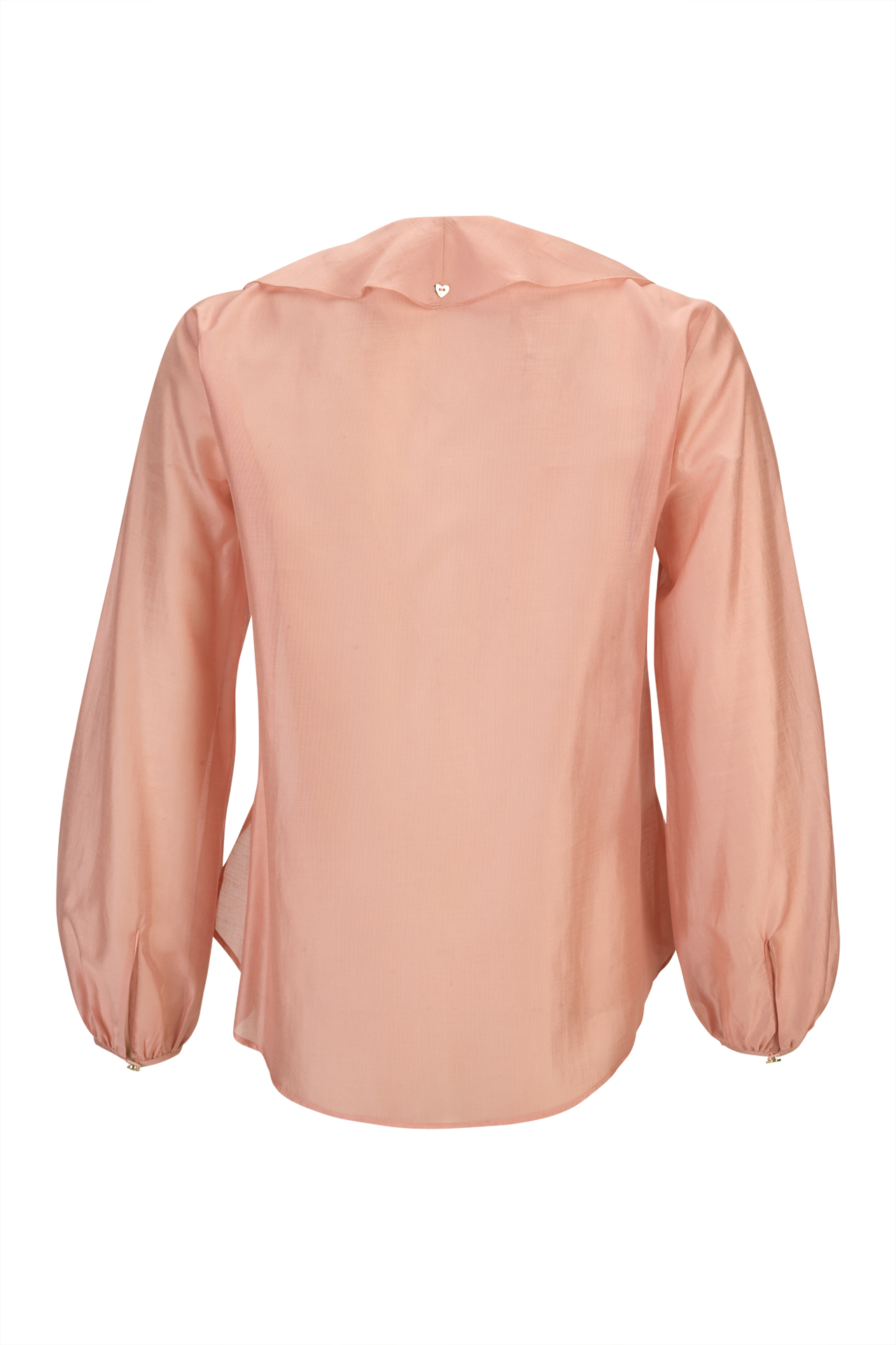 Atelier blouse with front ruffles