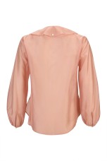 Atelier blouse with front ruffles