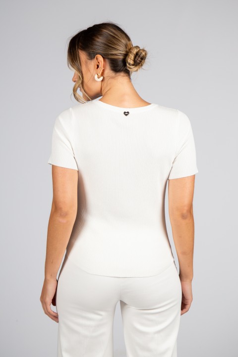 Short-sleeved jumper