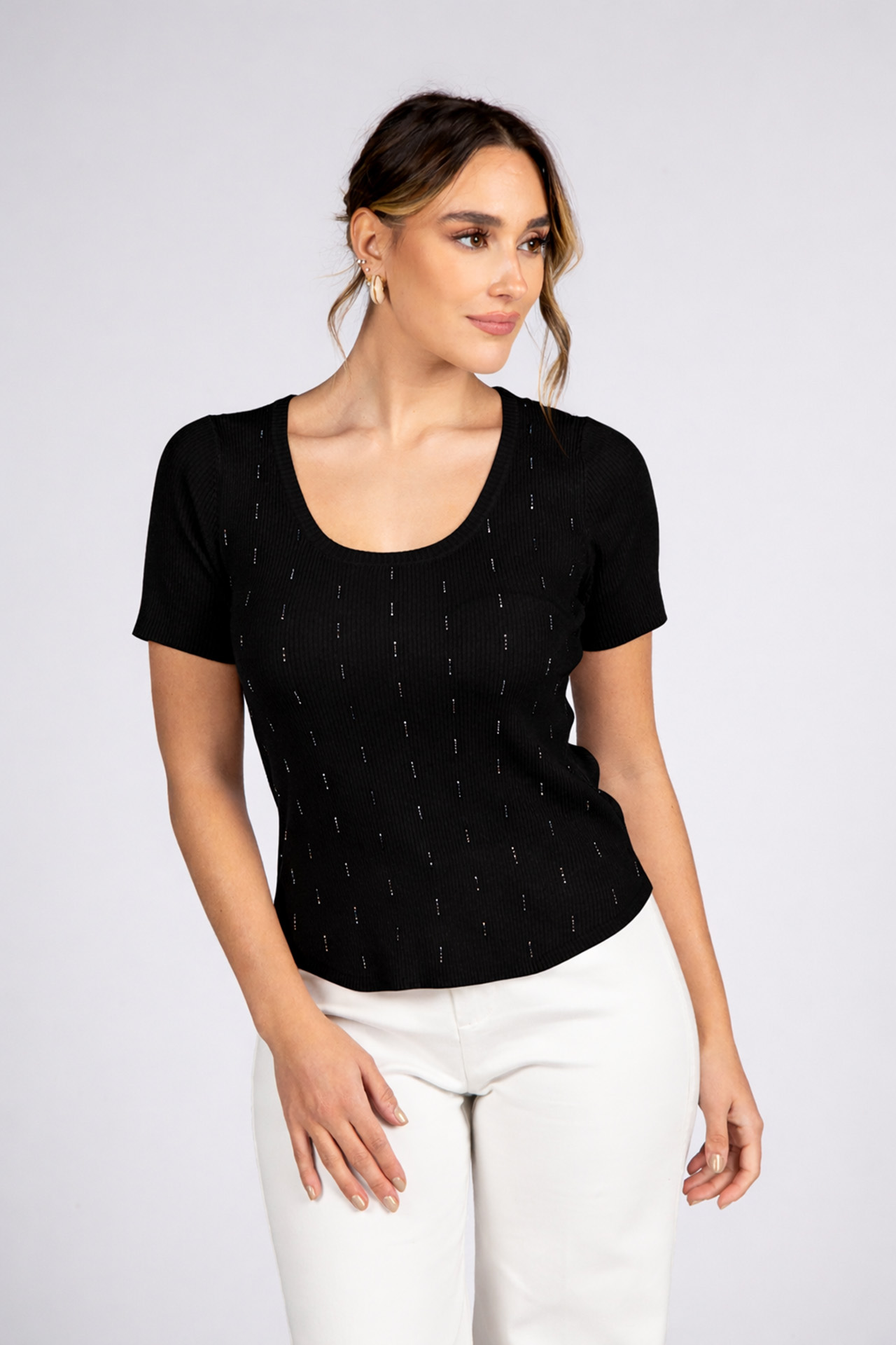 Short-sleeved jumper
