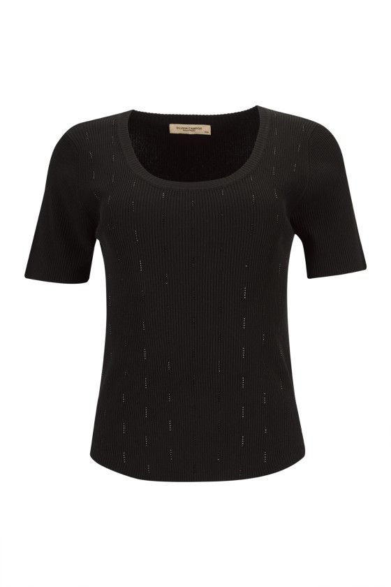 Short-sleeved jumper