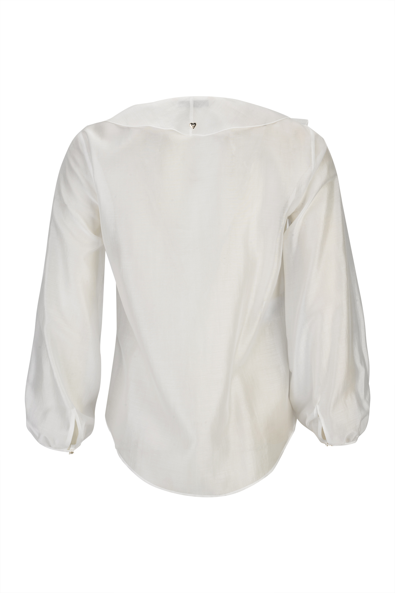 Atelier blouse with front ruffles
