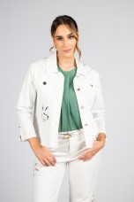 Embroidered denim jacket