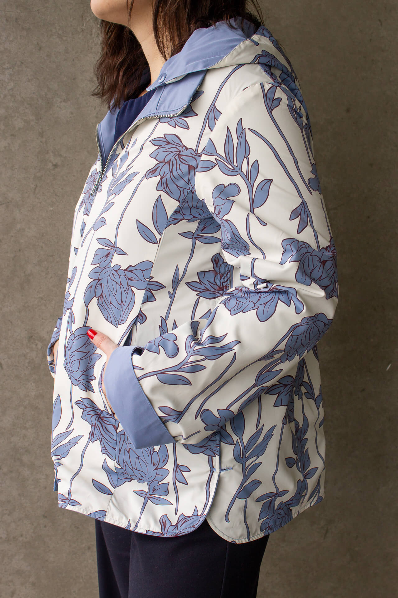 Reversible A-line parka