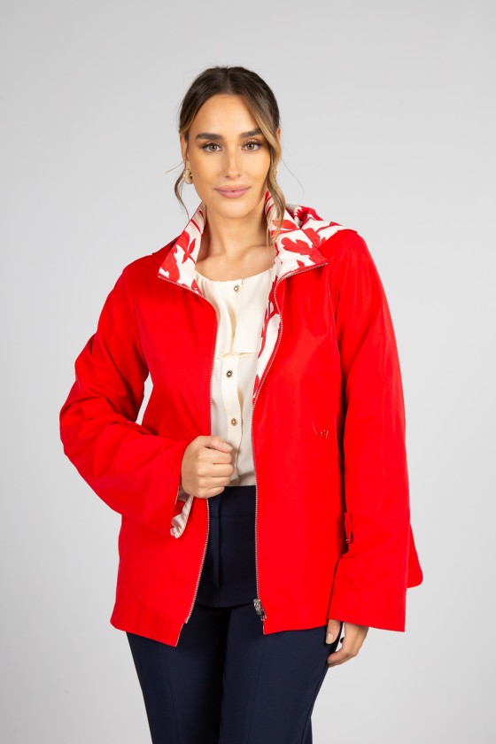 Reversible A-line parka