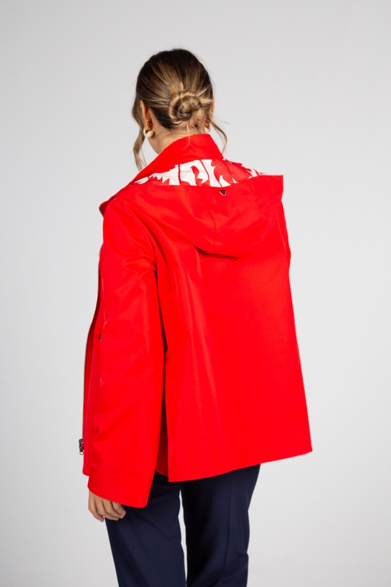 Reversible A-line parka