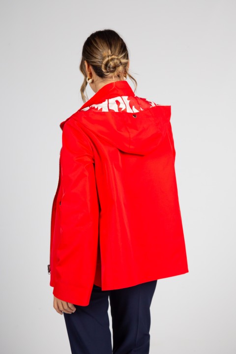 Reversible A-line parka Reversible A-line parka
