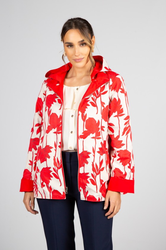 Reversible A-line parka