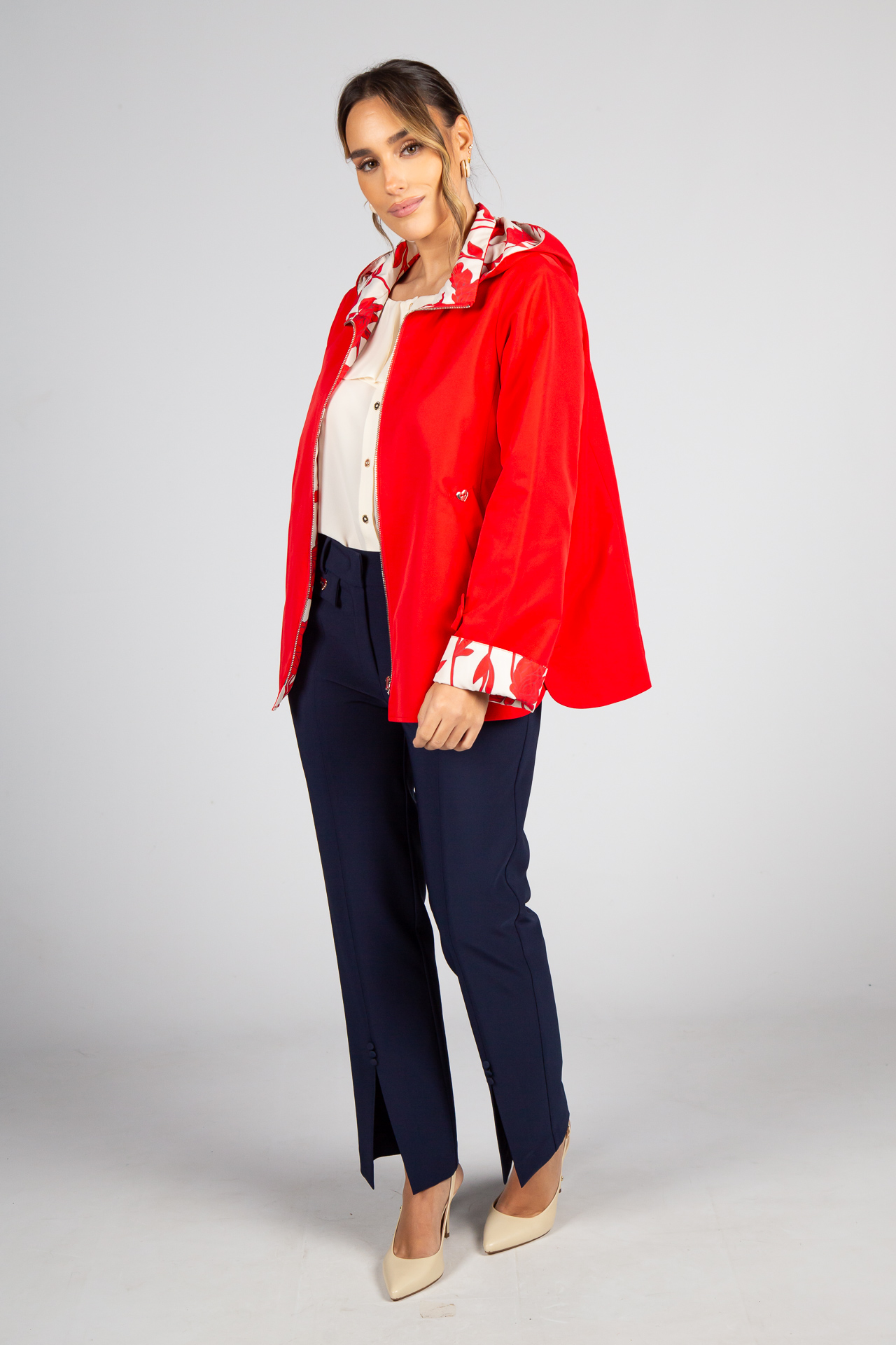 Reversible A-line parka