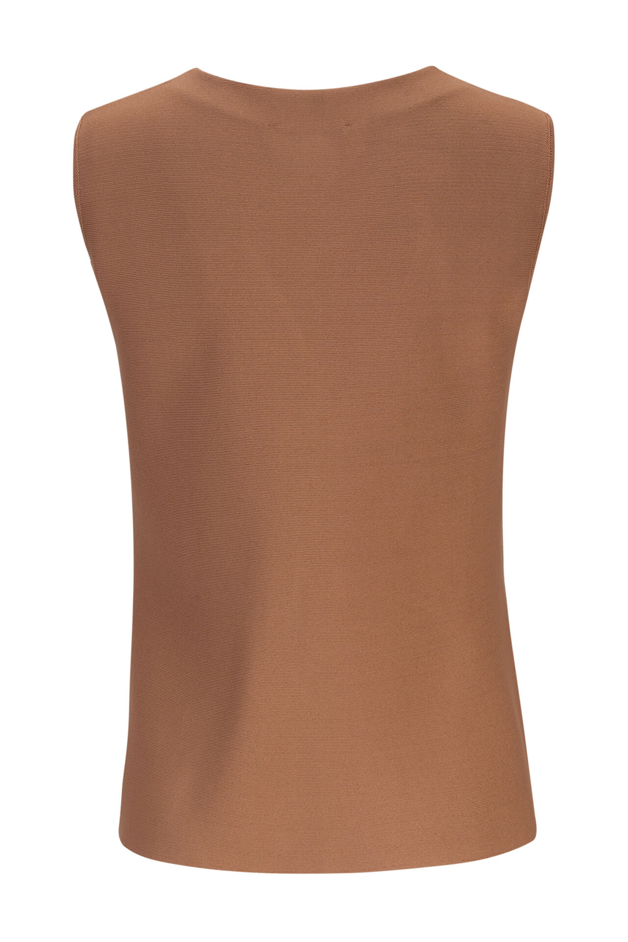 Knit peplum waistcoat