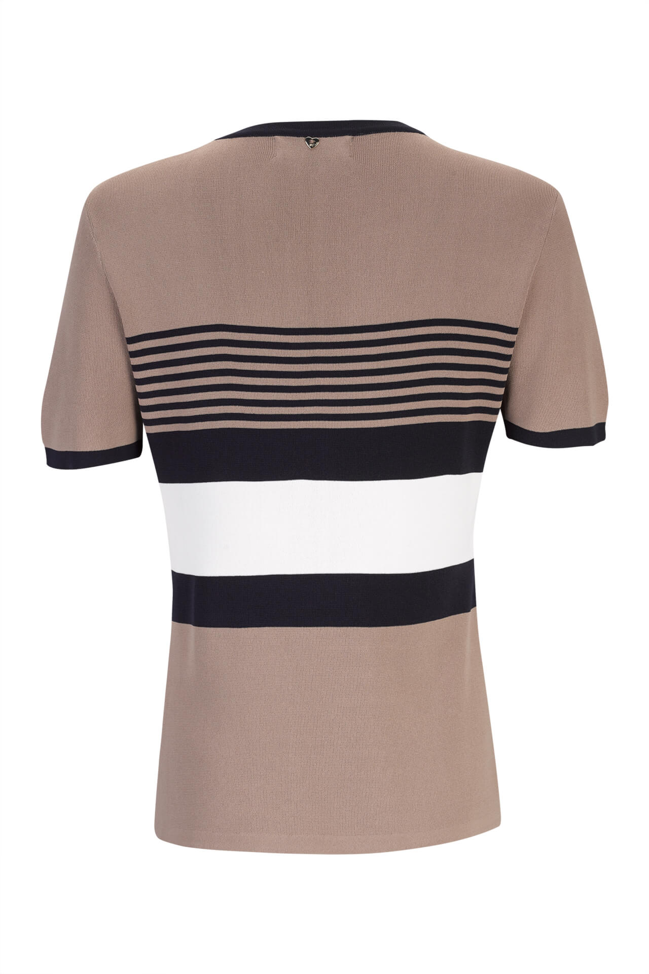 Short-sleeved knit jumper