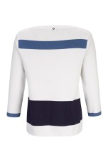 3/4-sleeve knitted jumper