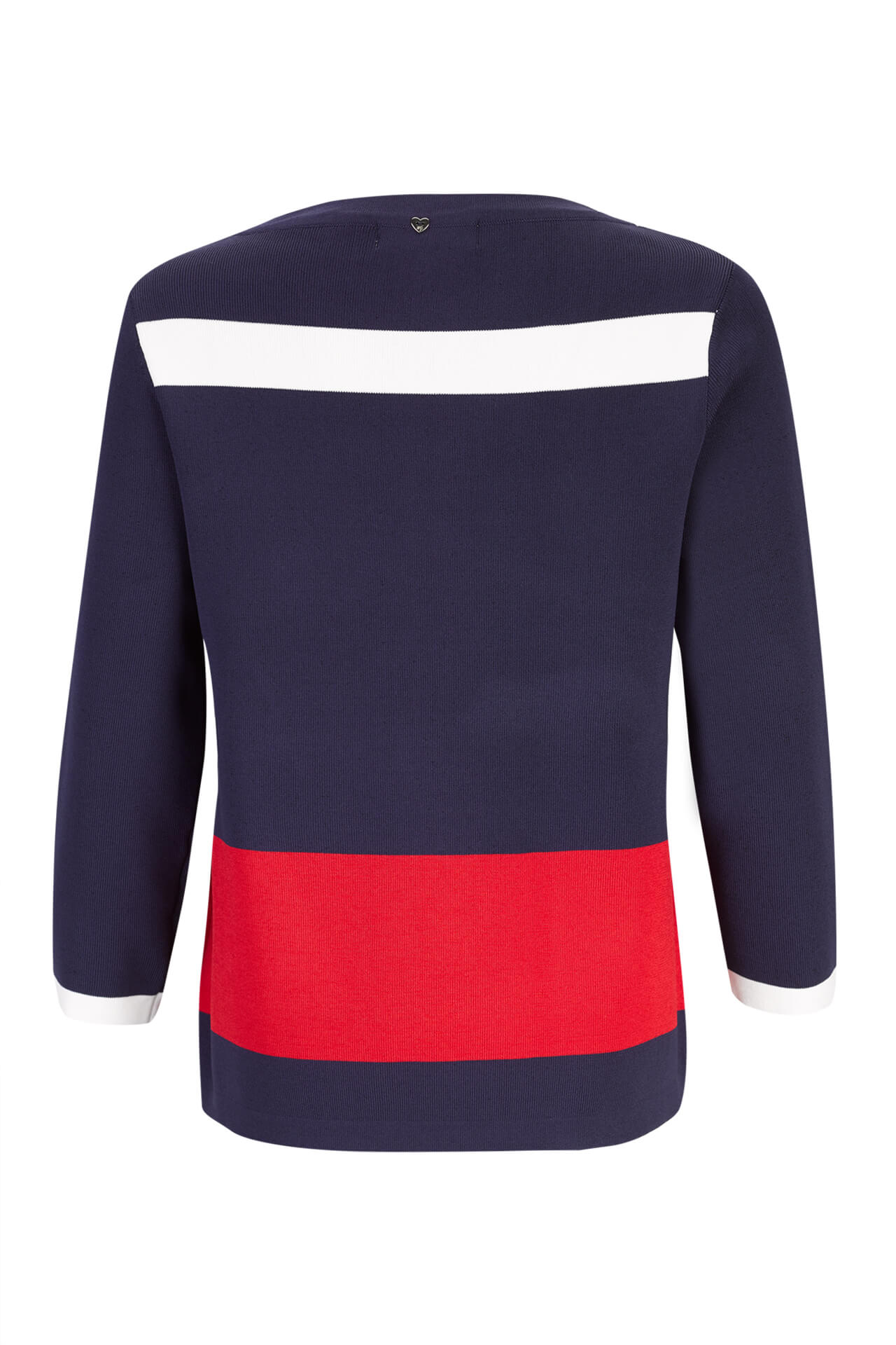 3/4-sleeve knitted jumper