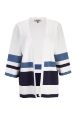 Knitted cardigan with 3/4 sleeves