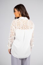 Chemise brodée