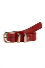 Belt with metal loops