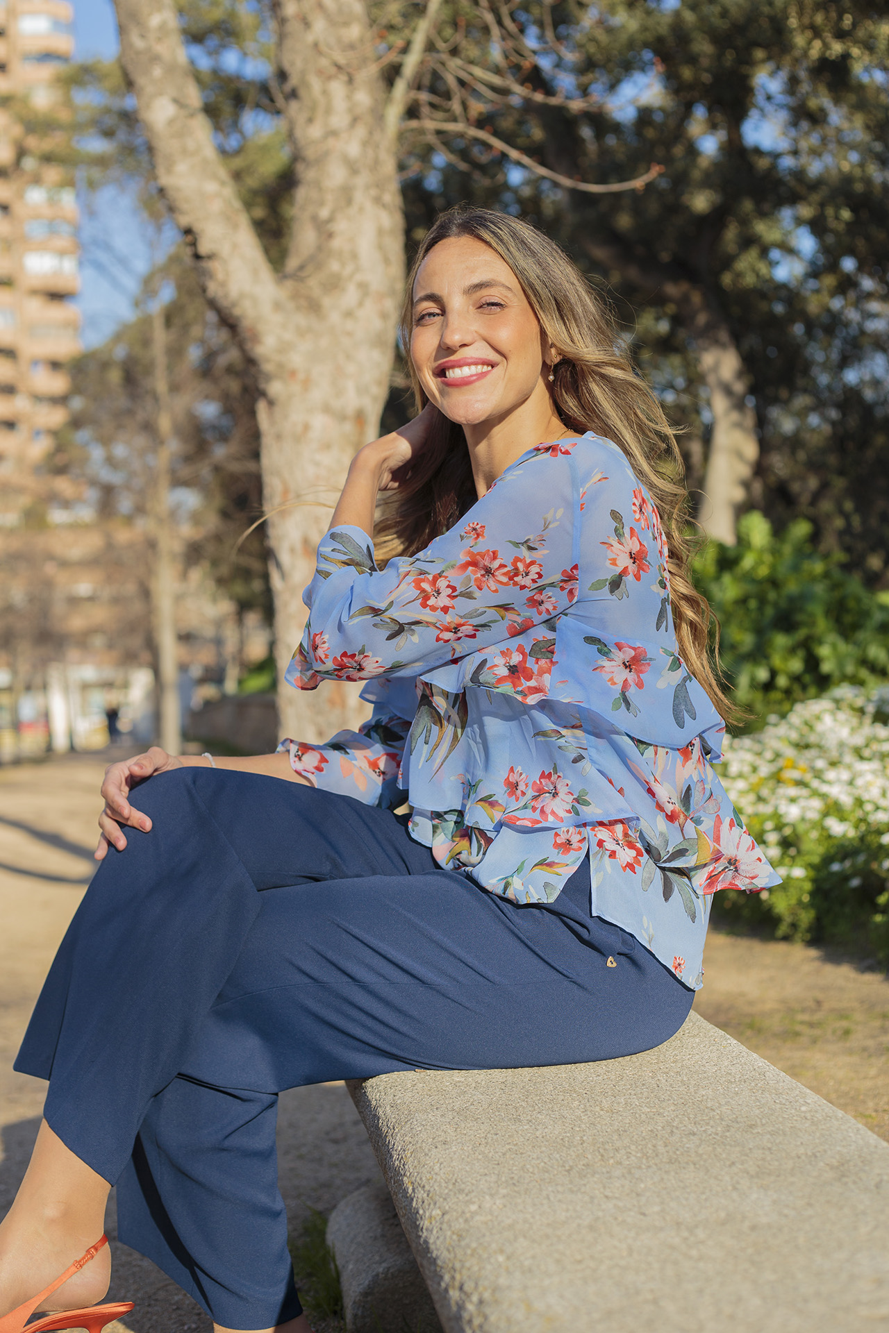 Layered blouse