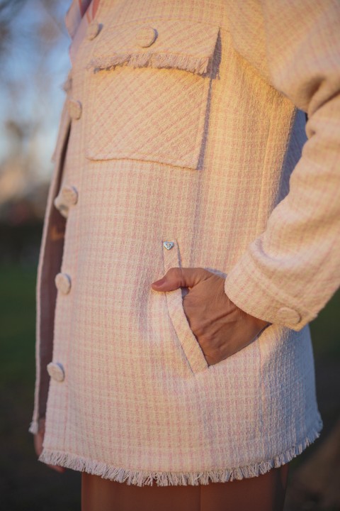 Manteau en tweed