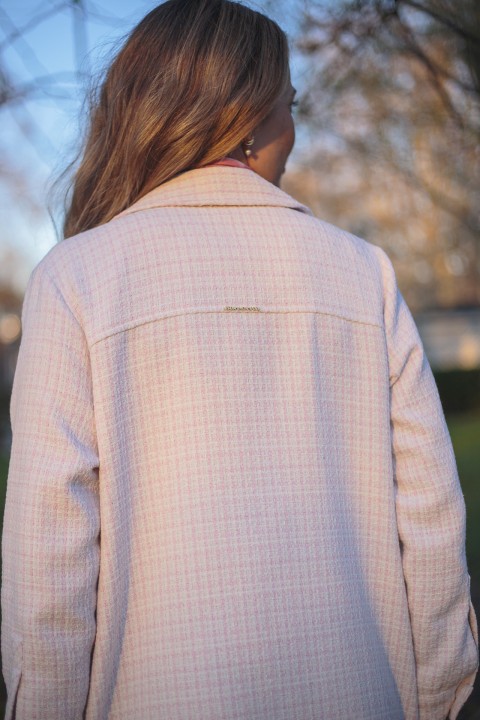 Manteau en tweed