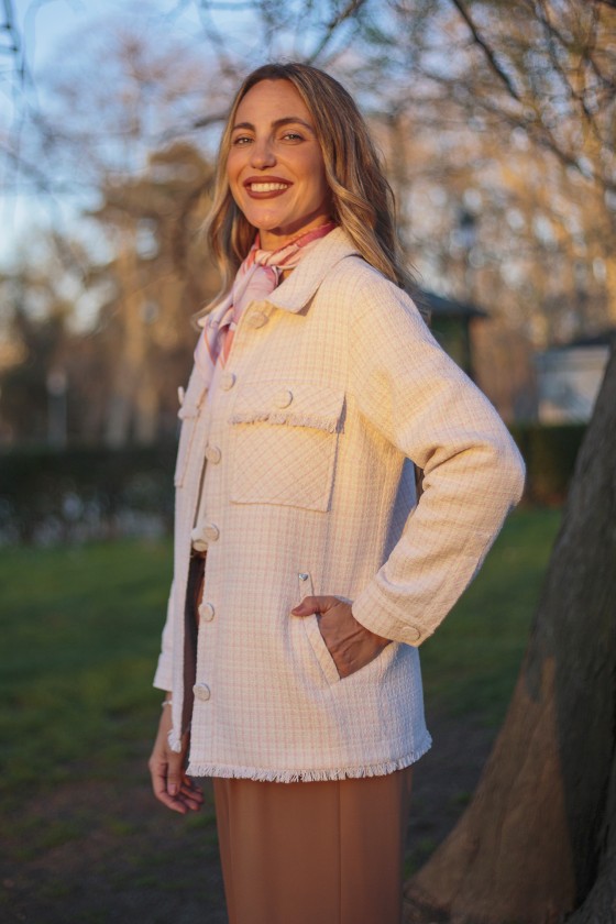 Manteau en tweed