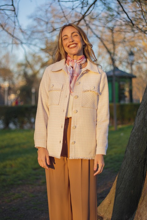 Manteau en tweed