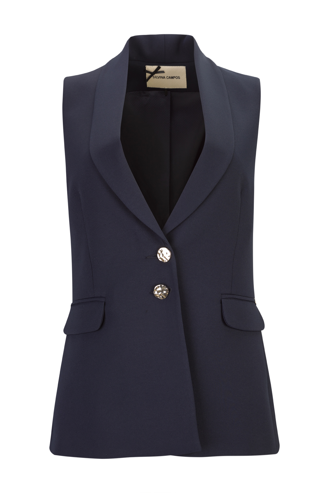 Tailored longline waistcoat