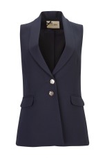 Tailored longline waistcoat