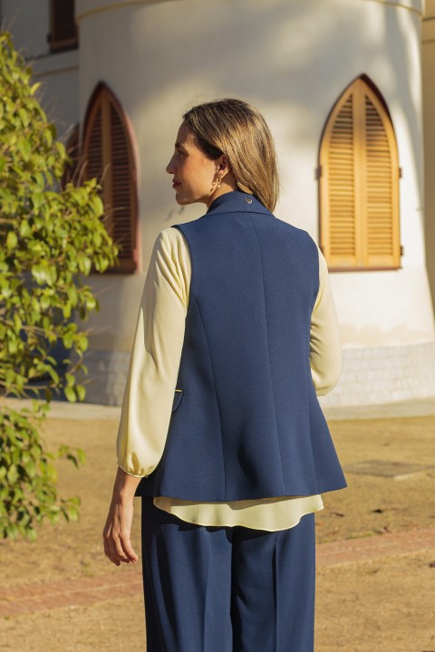 Tailored longline waistcoat Tailored longline waistcoat