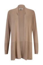 Long knitted cardigan