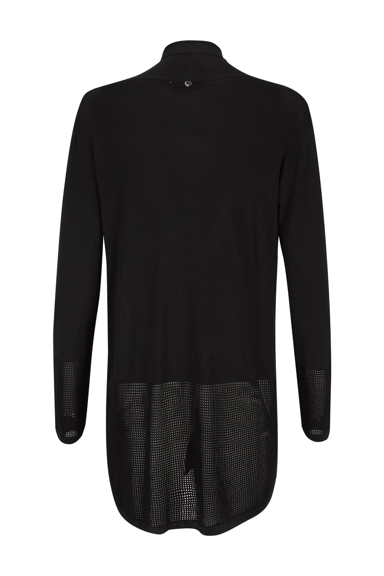 Long knitted cardigan