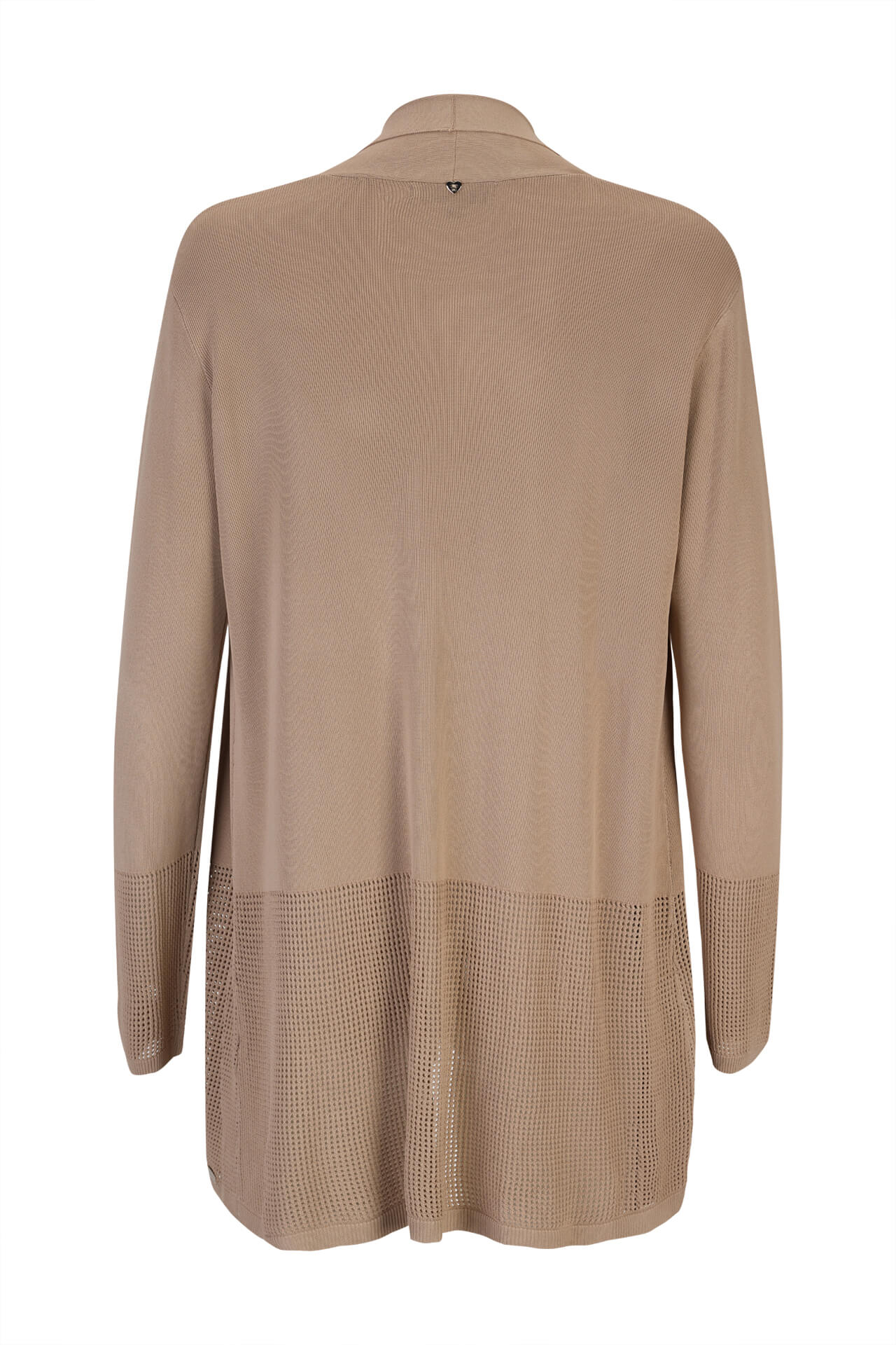 Long knitted cardigan