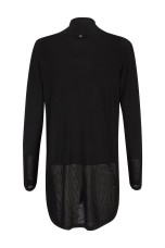 Long knitted cardigan