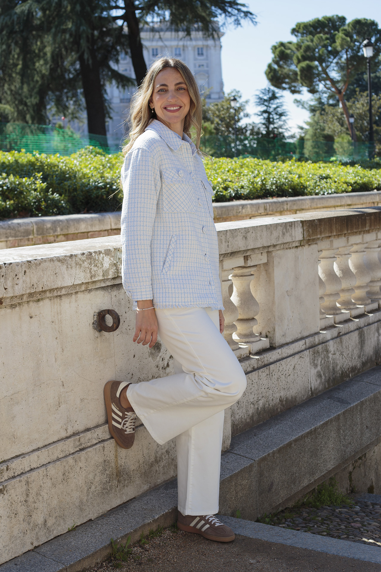 Manteau en tweed